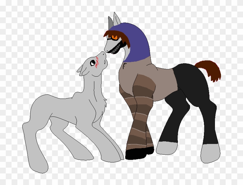 Pony Slenderman Mustang Creepypasta Drawing - Ticci Toby X Reader Base #502946