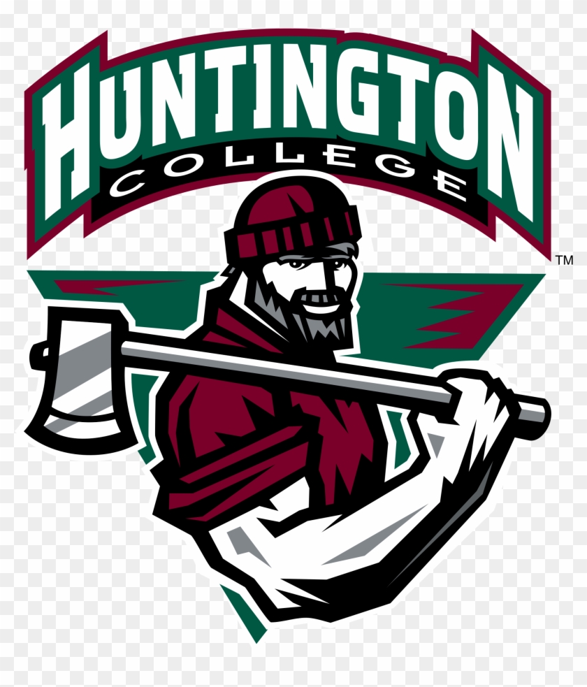 Huntington College Foresters Logo Black And White - Huntington University #502970