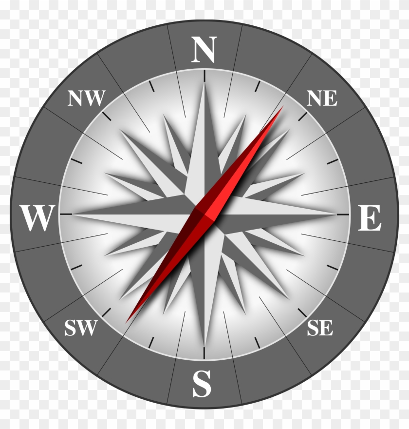 This Free Icons Png Design Of Bussola - Compass Pointing North East #503099