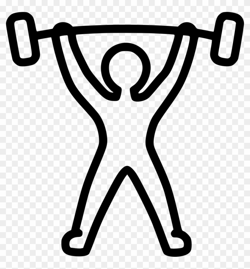 Weightlifting Powerlifting Weightlift Powerlift Barbell - Weight Lift Icon #503281
