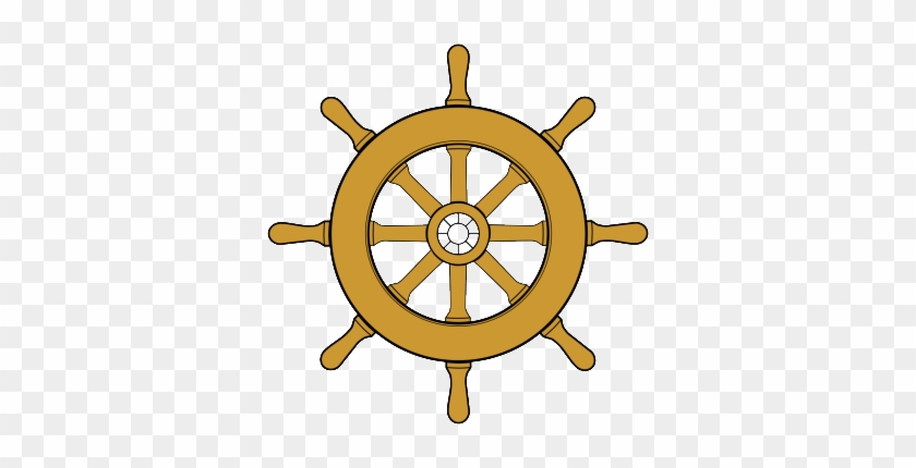 Logo, Company Logo By Captain Ron In Key West Fl - Pirate Ship Wheel Clipart #503401