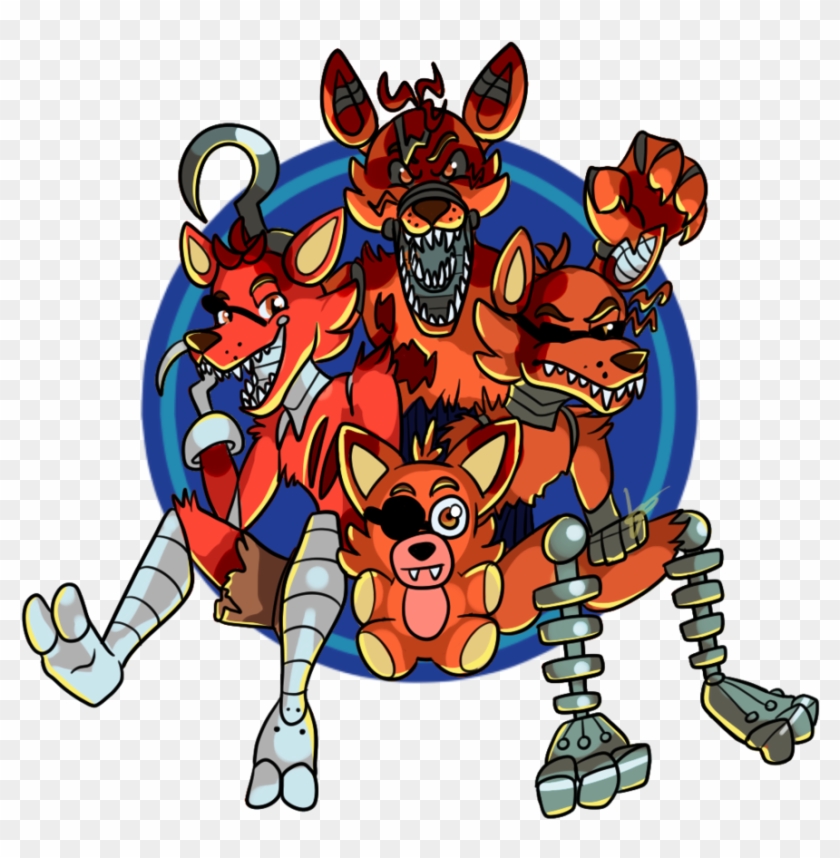 Foxy Family Picture By Halfway To Insanity - Five Nights At Freddy's #503530