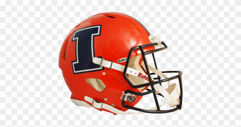 Illinois Fighting Illini Riddell Speed Football Helmet - Illinois Fighting Illini Authentic Revolution Speed #503621