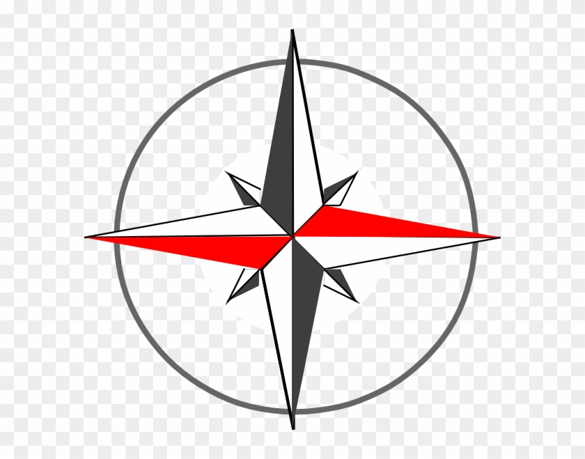 Gray Compass 5 - Compass Rose No Background #503680