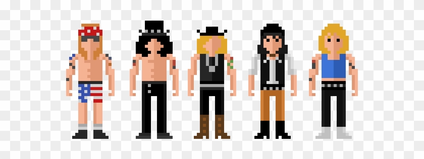 Guns And Roses - Axl Rose 8 Bit #503780