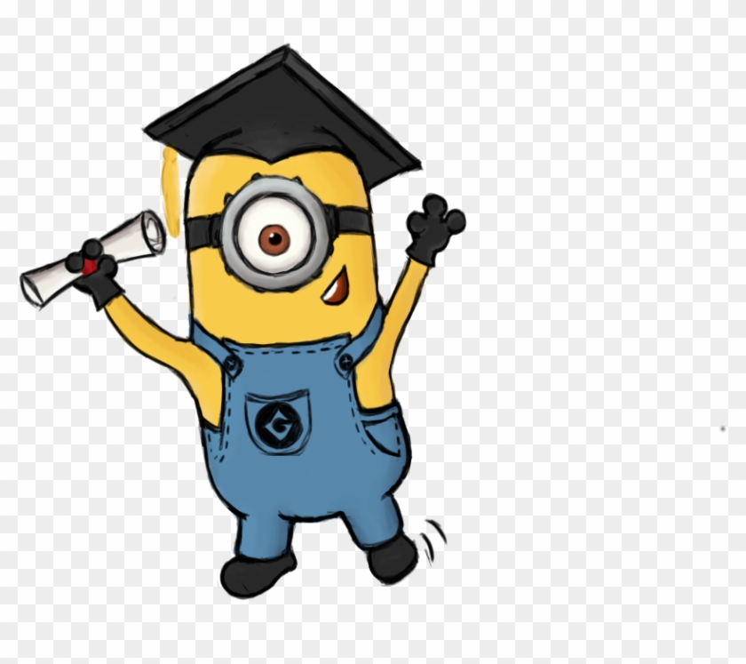 Graduating Minion By Celalemos - Graduated Minion Clipart #503864