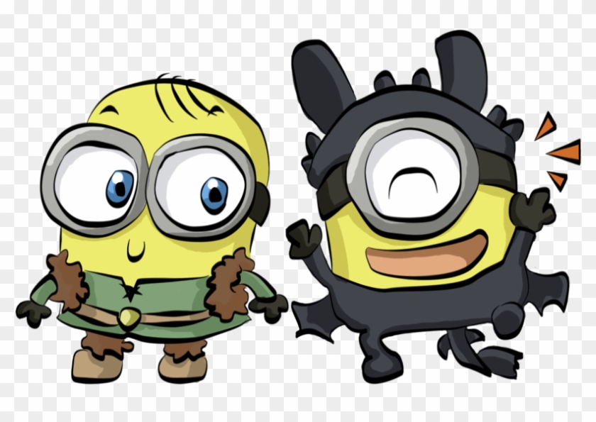 Minions Dressup By Leniproduction On Clipart Library - Minion Toothless #503867