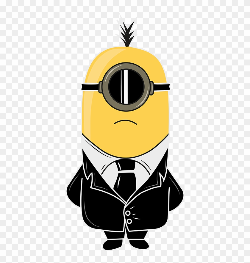 Camiseta Minions In Black - Cartoon #503902