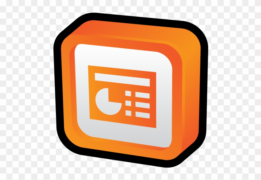 Microsoft Office Powerpoint Icon - Power Point 3d Png #504131