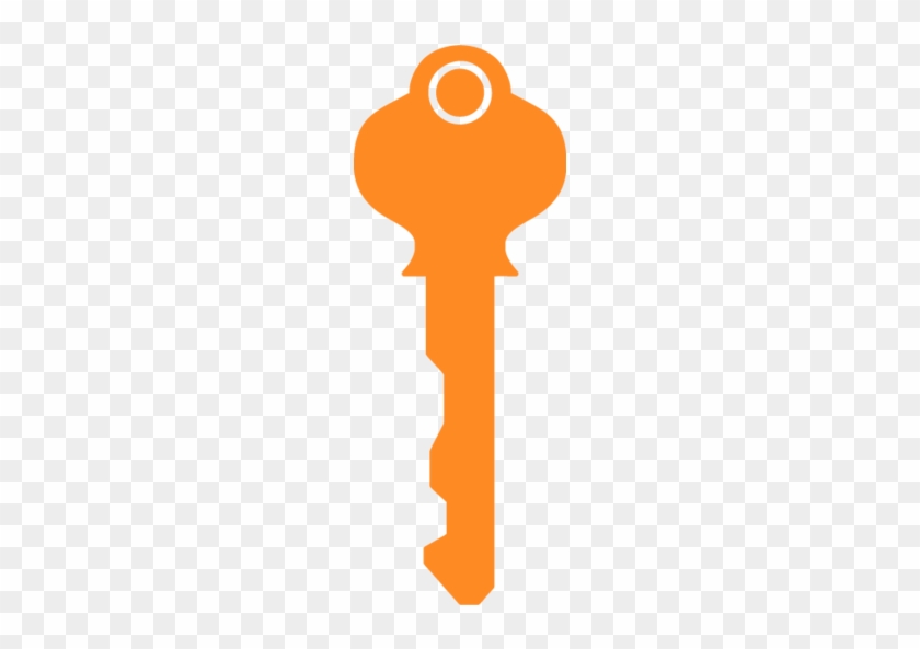Black Key Icon - Emcee Female Clipart Png #504497