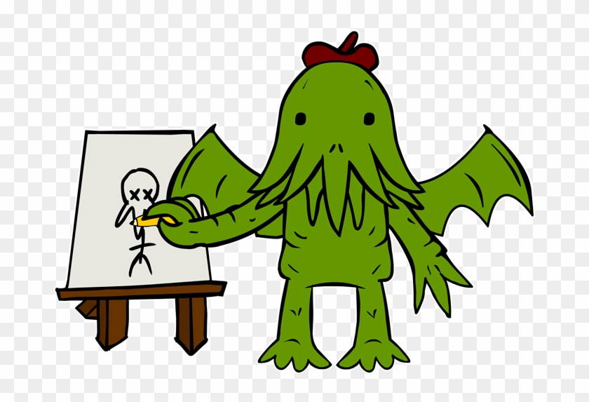 Artsy Cthulhu By Creepyboy - Cartoon #504543