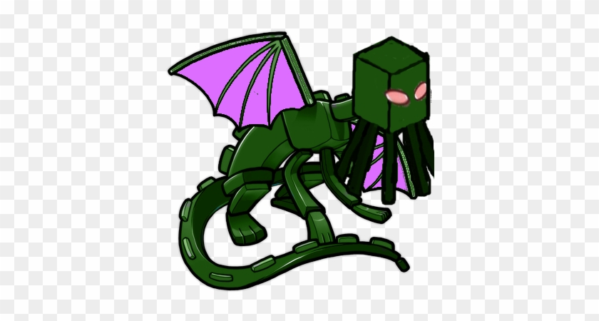 Cthulhu Mob - Minecraft Ender Dragon Drawn #504696