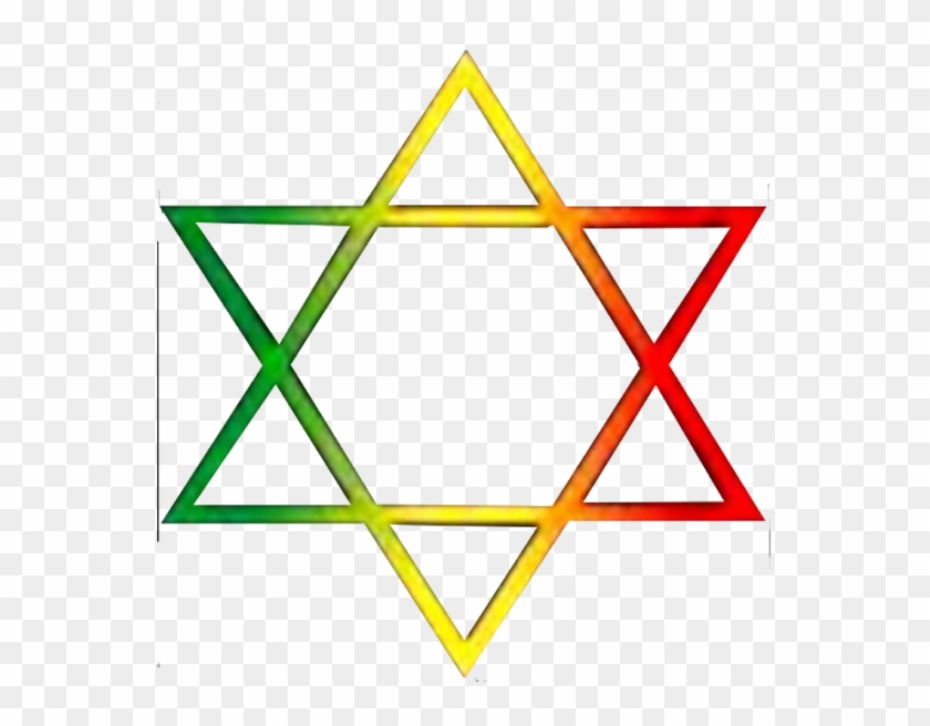 Rastas Clipart Star - Star Of David Rastafari #504685