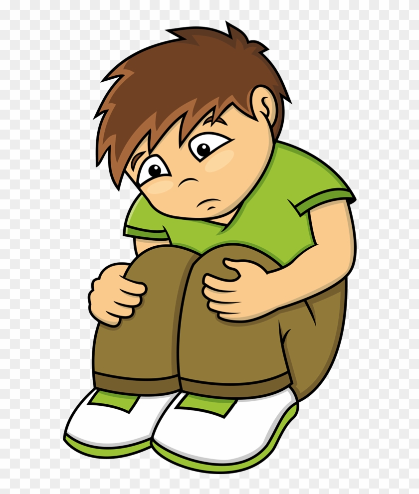 Scroll Down To Reveal All Four Versions - Sad Child Clipart #504686