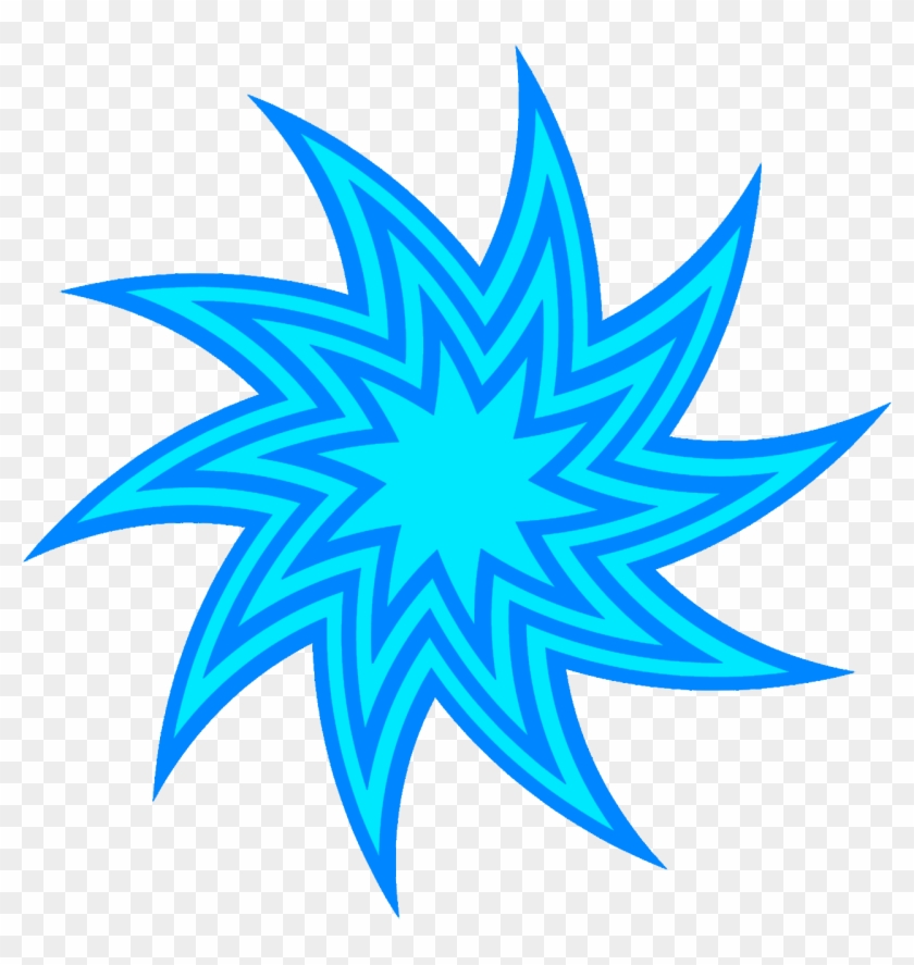 Teal Clipart Star Swirls - Clip Art #504742