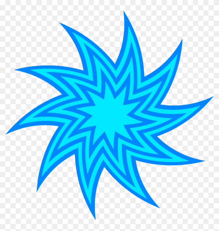 Teal Clipart Star Swirls - Clip Art #504742