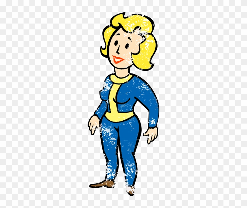 Fallout Clipart Perk Art - Vault Boy And Vault Girl #504910