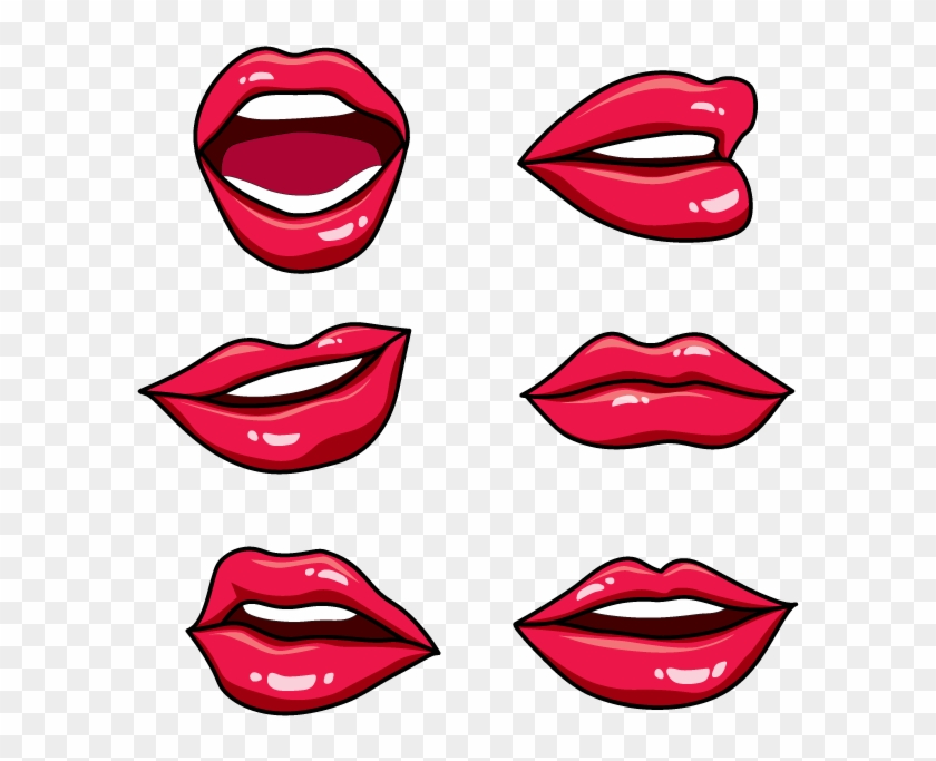 Lip Drawing Kiss Scalable Vector Graphics Clip Art - Kiss Lips Drawing #504946
