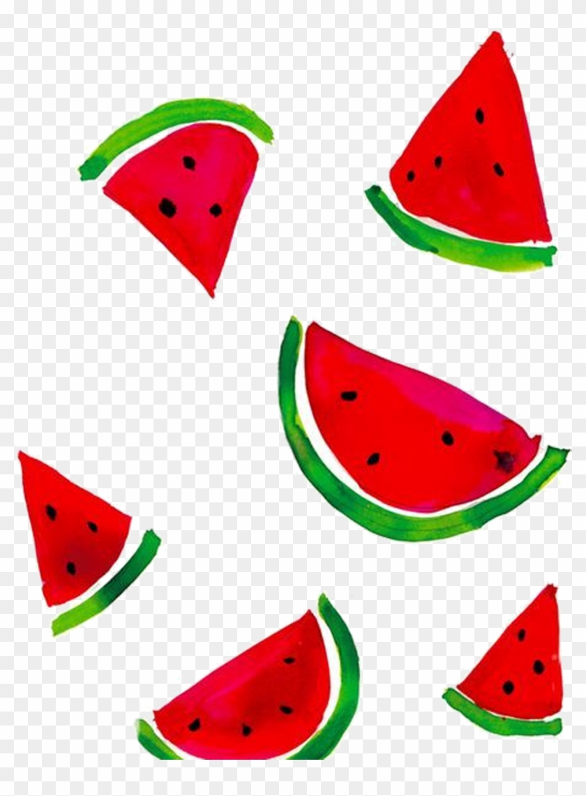Watermelon Drawing Painting Illustration - Watermelon Painted #504963