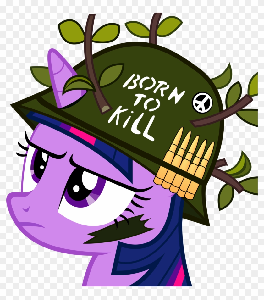 Twilight W/ Private Joker's Helmet By Oooyahikoooo - My Little Pony Born To Kill #504968