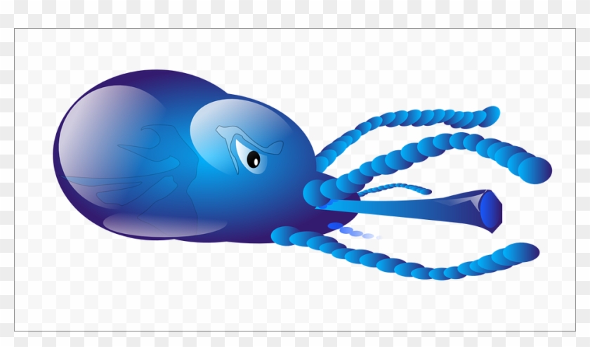 Squid Clipart Sea Monster - Amoeba Cartoon #505062
