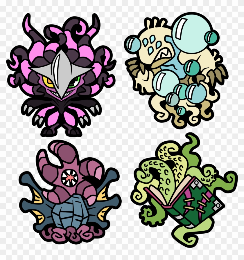 Malakiart Tiny Lovecraftian Keychain Designs <3 - Malakiart Tiny Lovecraftian Keychain Designs <3 #505117