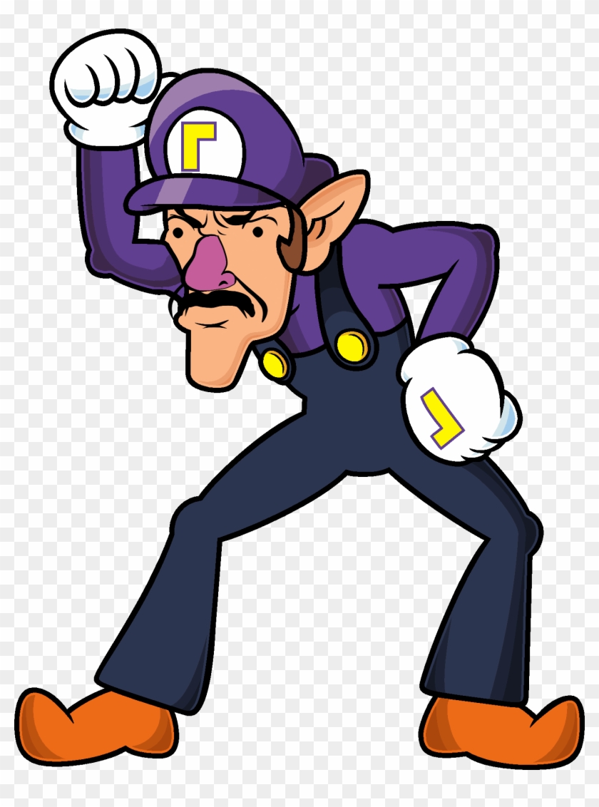 Luigi's Mansion Mario Kart 8 Mario Vertebrate Clip - Waluigi Png #505157