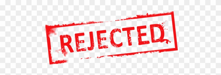 Denied Stamp Png Clipart - You Get Rejected: How To Craft The Perfect College #505306