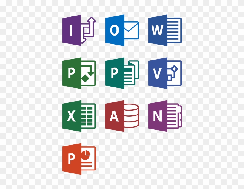 Microsoft Office 2013 Icons - Excel 2016 From Scratch, Black And White: Excel Course #505588