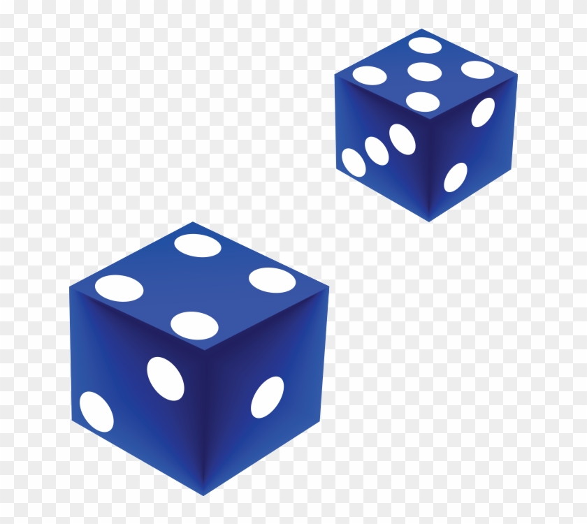 Mahjong Dice Blue Clip Art - Mahjong Dice Blue Clip Art #505611