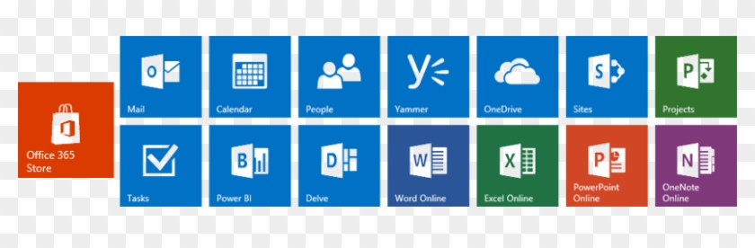 Office 365 Houses Following Apps - Office365 App Logos Png #505667
