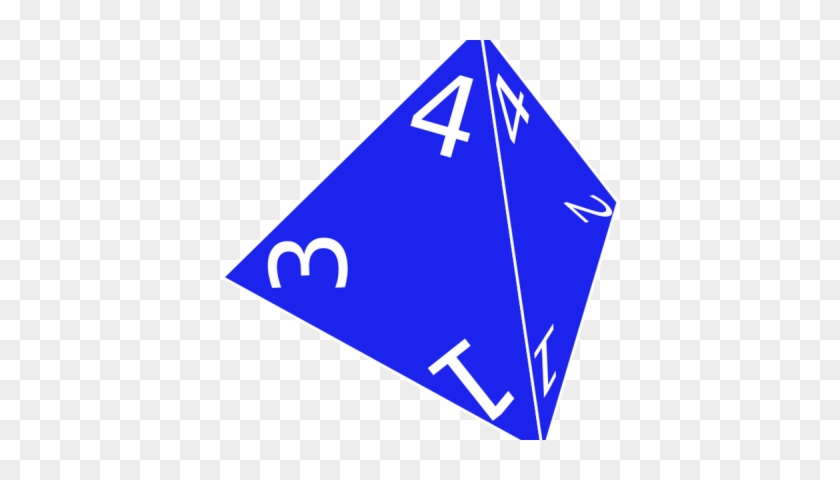 Dé / D4 / 21 Mm / Dice - D4 Png #505719