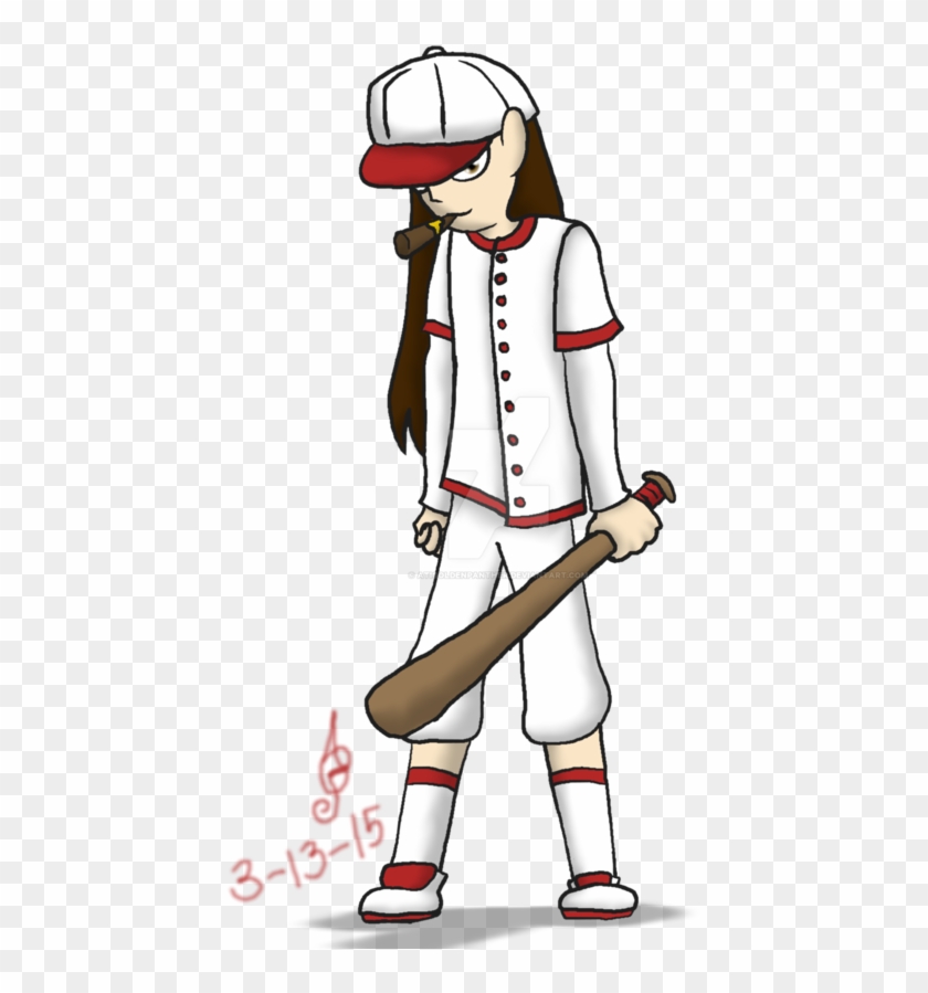 Baseball Girl By Atigoldenpanther - Cartoon #505787