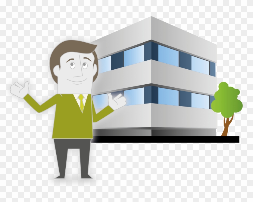 Hier Spricht Der Chef - Clip Art Office Building #505891