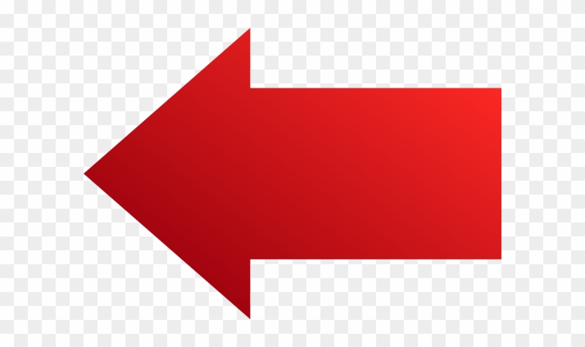 Red Left Arrow Clip Art At Clker - Red Arrow Going Left #506146