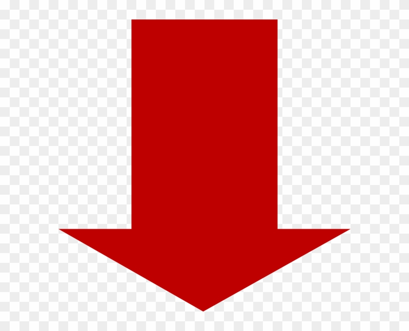 Red Down Arrow Clip Art - Red Down Arrow Png #506190