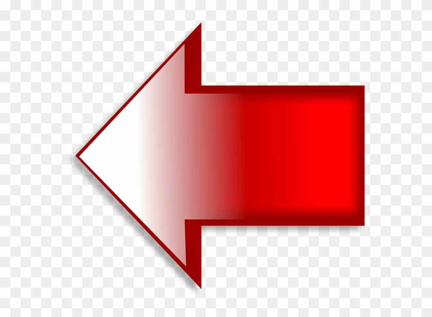 Red Arrow Image 9, Buy Clip Art - Flecha Roja A La Izquierda #506210