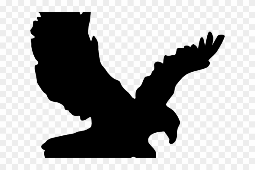 Black Eagle Clipart Small Eagle - Clip Art #506237