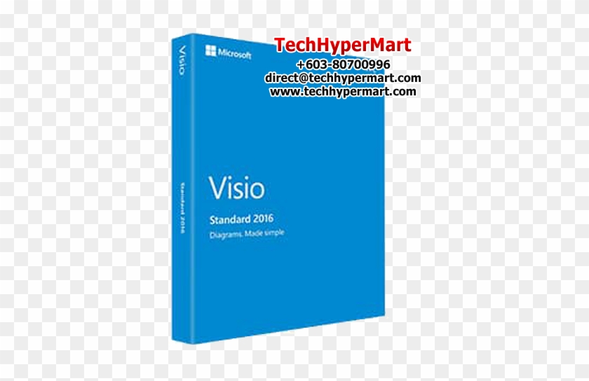 Images & Product Color May Vary From Actual Products - Microsoft Visio Standard 2016 - German #506382