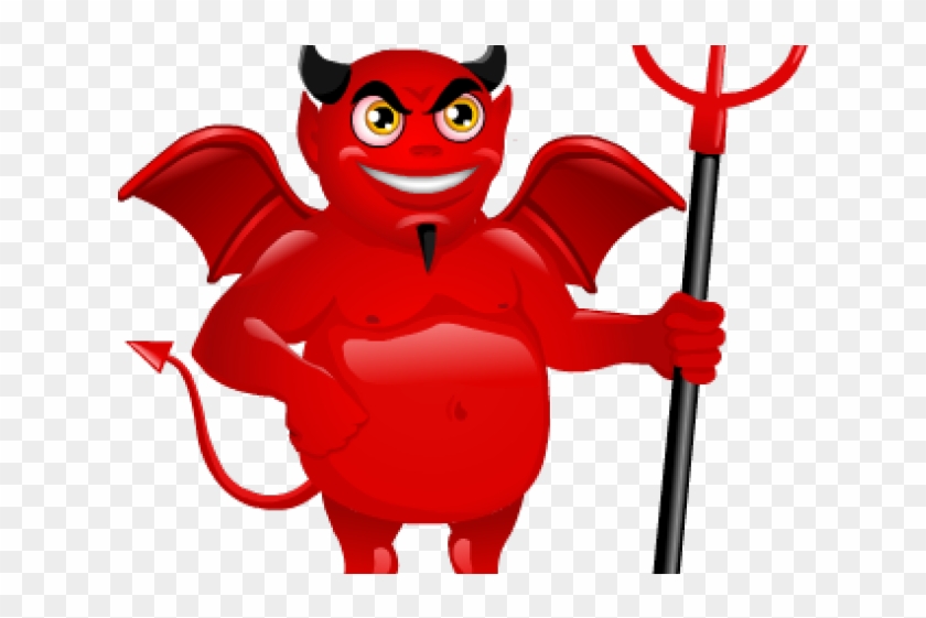 Demon Clipart Shaitan - Cartoon Devil Transparent Background #506444