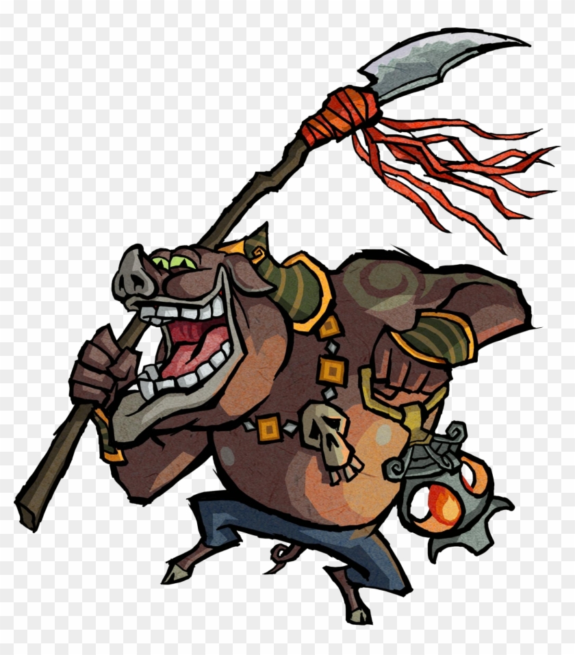 Moblin Artwork - Zelda Wind Waker Enemies #506456