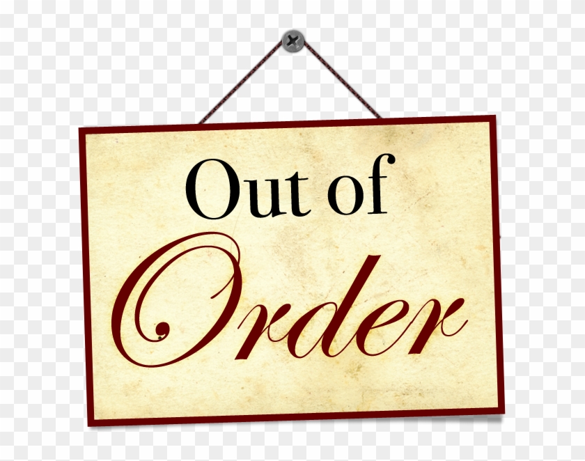 Out Of Order Clipart - Printable Out Of Order Sign #506522