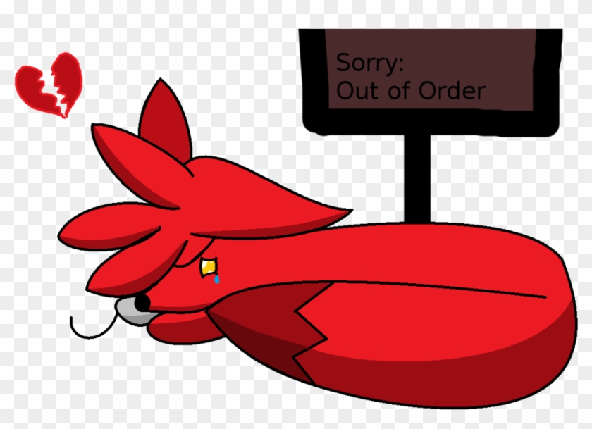 Foxy Hates To Be Out Of Order By Windytheplaneh - Foxy With Out Of Order #506529