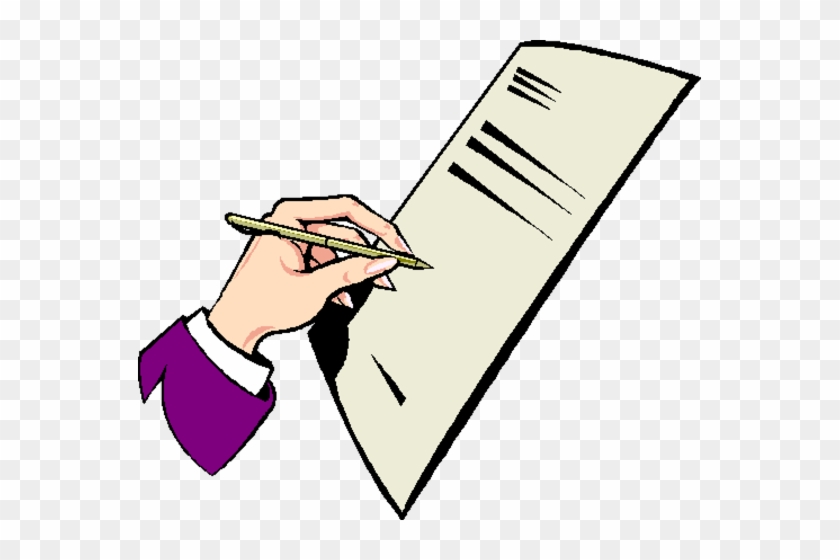 It's Official - Contract Signing Cartoon Png #506645