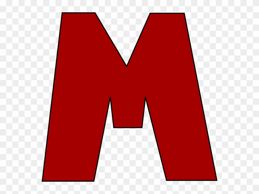 Letter M Clipart Red Alphabet Letter M - Red Letter M Clip Art #506668
