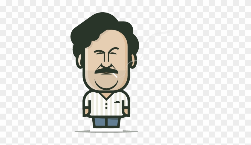 Loogmoji Of Pablo Escobar - Pablo Escobar - Free Transparent PNG Clipart  Images Download
