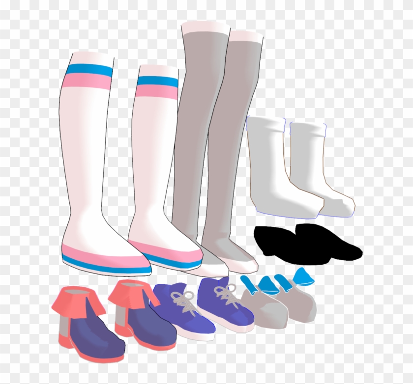 Mmd Shoe Pack 2 By Mbarnesmmd - Shoe #506737