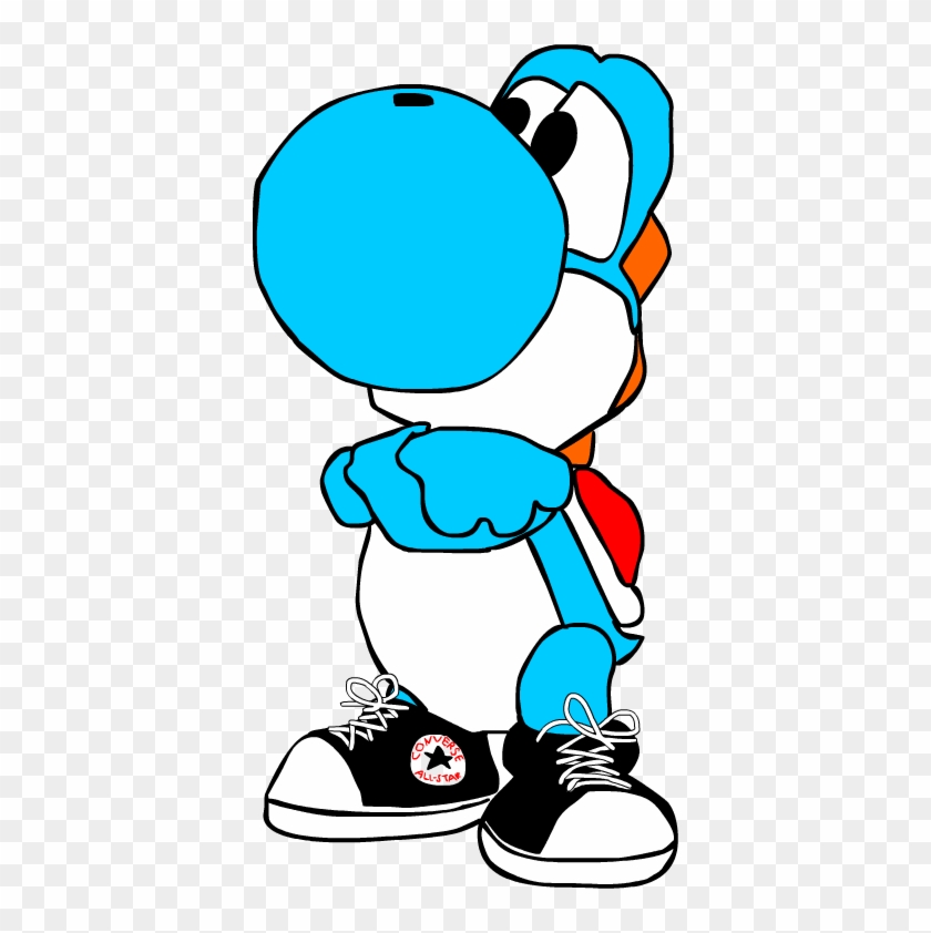 Yoshi With Converse Shoes By Omgyoshilol - Yoshi With Converse Shoes By Omgyoshilol #506756