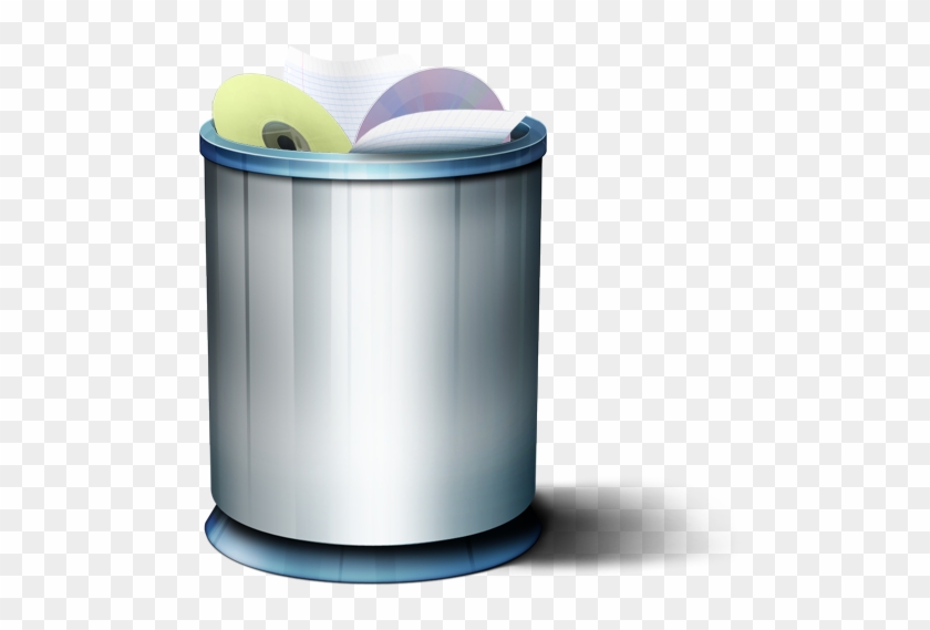 Full Trash Can Icon - Lid #506800