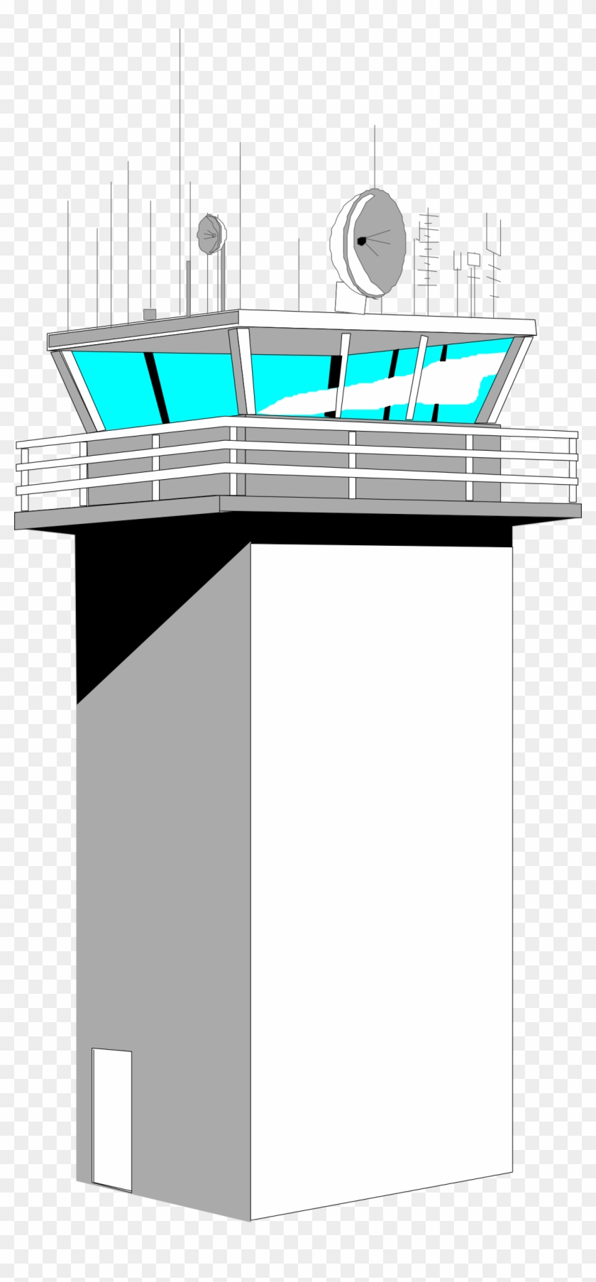 Big Image - Air Traffic Control Tower Clip Art #507052